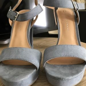 Baby blue heels